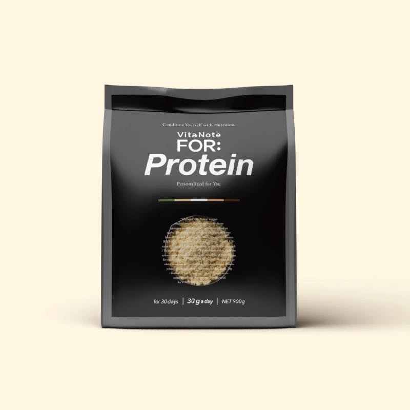 VitaNote FOR: Protein プレーン味（1日30g目安/900g）の画像