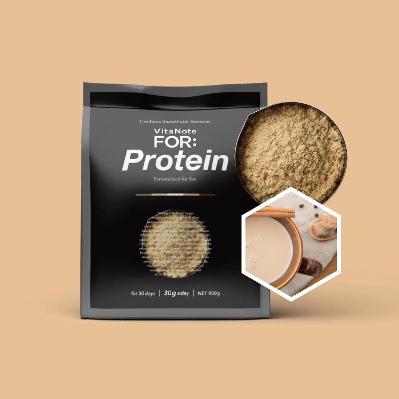 VitaNote FOR: Protein ロイヤルミルクティー味（1日30g目安/900g）の画像