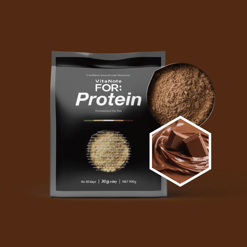 VitaNote FOR: Protein チョコレート味（1日30g目安/900g）の画像